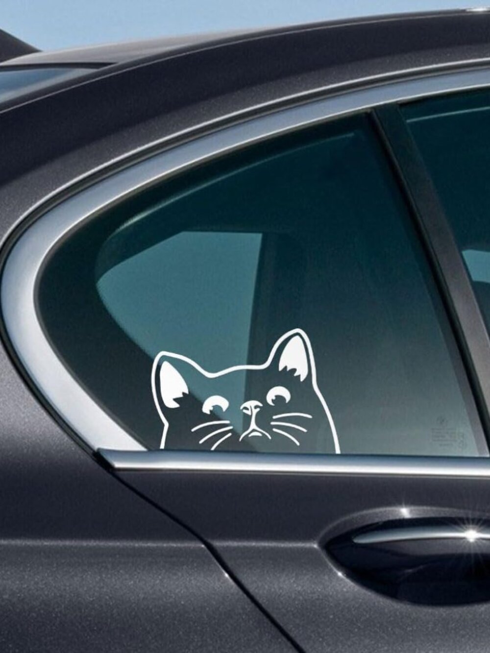 6 inch Clear Vinyl Decal Sticker Decoration for Car Window Or Any Flat Surface -